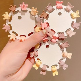 Resim Bebekler için 10'lu Paket Sevimli Karikatür Hayvan Saç Tokaları, Bebek Kızları için Hafif Polyester Saç Aksesuarları - Günlük ve Günlük Kullanım için Elde Yıkanabilir, Her Mevsim, Karikatür Temalı Saç Tokaları - Cinsiyet Açıklama Etkinlikleri için İdeal - 0-3 Yaş Arası Çocuklara Uygun 