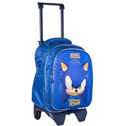 Resim Sonic Çekçekli Okul Çantası 2544 