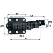 Resim BEHR MAHLE TO582 Termostat ( BMW N62-N73 / E60-E63-E65 ) 17127507982 (WY862245) 