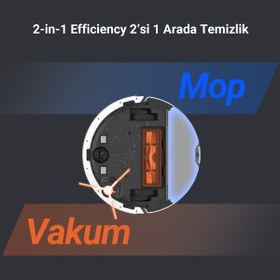 Resim Ezviz Re4 Akıllı Robot Süpürge Mop + Süpürme 