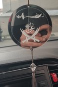 Resim Olur o zaman Hz. Ali Kılıcı Araba Süsü Pleksi Dikiz Aynası Süsü 