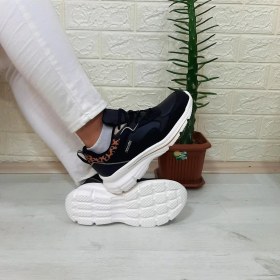 Resim Kinetix Melly Pu Siyah Fuspetli Dolgu Topuk Bayan Spor Ayakkabı 