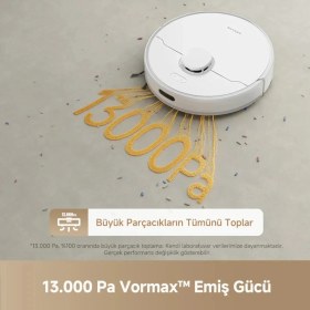 Resim Dreame F10 Premium 13.000 Pa Emiş Gücü Lidar Navigasyon Islak ve Kuru Temizlik Robot Süpürge 