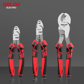 Resim Delixi Elektrik 15.24/20.32/25.4 cm Alaşımlı Çelik Kablo Kesici - Kaymaz İzoleli Sap, Profesyonel Elektrik Çalışmaları, Ev Tamirleri, DIY Projeleri ve Endüstriyel Kullanım için Çok Fonksiyonlu Tel Sıyırıcı Aracı 
