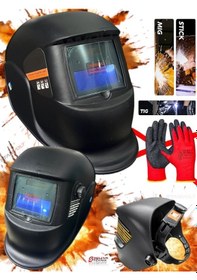 Resim Ayarlı Otomatik Kararan Kaynak Kafa Maskesi Colormatik+eldiven Hediyeli 