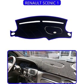 Resim Renault Scenıc 1torpido Koruma Halısı Mavi Kenar 