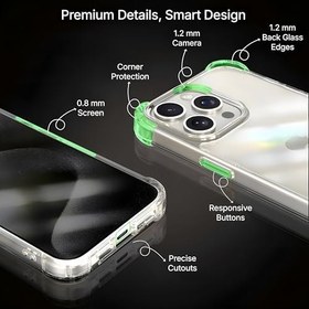 Resim Minesk iPhone 17 Pro Max için MagShield Serisi MagSafe ile Uyumlu Köşe Korumalı Şeffaf Hybrid Kılıf Ultra Güçlü Manyetik Çember ve Kristal Berraklığında Materyal Premium Kalite Kılıf (17 Pro Max) 