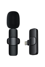 Resim Torima Mini Yaka Mikrofonu Lightning 2 Adet Taşınabilir Mikrofon K9 