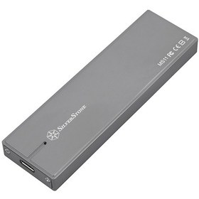 Resim SilverStone MS11C USB3.1 Type A&C - M.2 NVMe Harici Disk Kutusu (SST-MS11C) 