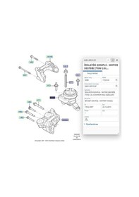 Resim Motor Takoz Mondeo Smax Galaxy 2.0 Dizel 07 Onkcm32114 - 6g916f012ef 