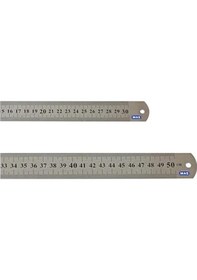 Resim Mas Çelik Cetvel 30 Cm + 50 Cm - 2'li Set 
