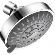 Resim Sanlindou Ev Duş Başlığı Yüksek Basınç 4 Inç 5 Ayarlanabilir Duş Başlığı Üst Sprey Banyo Su Tasarrufu Güçlü Boosting Sprey | Duş Başlıkları (Yurt Dışından) 