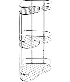 Resim Tema 20x20 3 Katlı Köşe Şampuanık 304 Kalite Paslanmaz Çelik 
