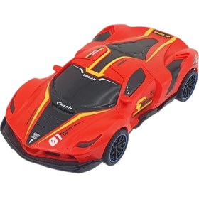 Resim Birlik Sürtmeli Drift Arabalar 15 cm - D400-52 - Kırmızı 