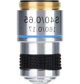 Resim Moly Yunboo Biyolojik Mikroskop 40x Akromatik A Lens, Alüminyum Gövde, 185mm Mesafe Rms Diş, Hafif Ağırlık, Net Görüntü İçin 