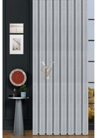 Resim 5501 Tül Perde V-01 Ekru Ekru 