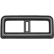 Resim Crackedice Araba Karbon Fiber Arka Klima Havalandırma Çıkışı Trim İç Çerçeve 