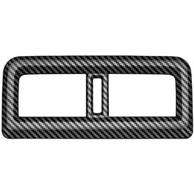 Resim Crackedice Araba Karbon Fiber Arka Klima Havalandırma Çıkışı Trim İç Çerçeve 