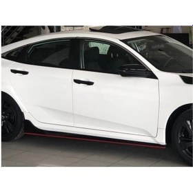 Resim Honda Civic (Plastik) Fc5 Typer Yan Marşpiyel 