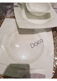 Resim Emsan Forever Dora 60 Parça 12 Kişilik Yemek Takımı 