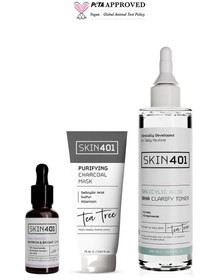 Resim Skin401 gözenek ve siyah nokta karşıtı bakım seti 