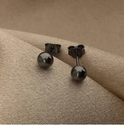 Resim MYS kuyumculuk Tkp6121346 925 Ayar Gümüş Minik 4mm Taşsız Top Küpe 