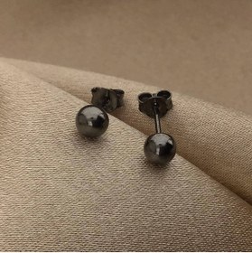 Resim MYS kuyumculuk Tkp6121346 925 Ayar Gümüş Minik 4mm Taşsız Top Küpe 