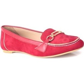 Resim Fitbas 784367 558 Kadın Kırmızı Büyük & Küçük Numara Babet Kırmızı 