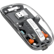 Resim ScHitec M377 Ultra Sessiz 3 Bağlantı Modlu 2xBluetooth Kablosuz Bağlantı + 2.4Gh Gaming Type-C Şarjlı Mouse 