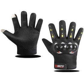 Resim Mufunye Tcherchi Motosiklet Eldiveni Siyah Hm13358-cxc241128 