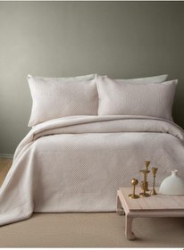 Resim Apricitas Home Yatak Örtüsü Set Savoy Vizon Çift Kişilik Vizon 