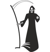 Resim Azrail Folyo Sticker 130cm Uzunluk Karışık Renkli 