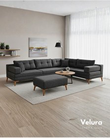 Resim Velura Home & Living Zeri Lobi Koltuğu & Şark Köşesi - Koyu Kahve 169 