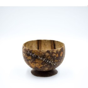 Resim Hindistan Cevizi Kase Mat Çerezlik Sosluk Ahşap 