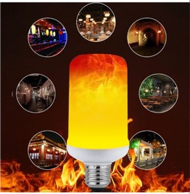 Resim Prize Tak Çalıştır 3 Işık Modlu, Alev Efektli, 5 Watt, E27 Duy Led Ampul, Led Ampul Ve Fişli Duy 