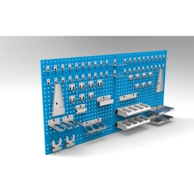 Resim IŞIN ÇELİK EŞYA Askılı Avadanlık Delikli Pano Aksesuarları 