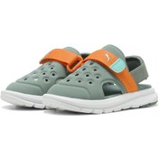 Resim Puma 38914815 Evolve Sandal Ac Inf Bebek Spor Terlik Yeşil 
