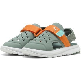 Resim Puma 38914815 Evolve Sandal Ac Inf Bebek Spor Terlik Yeşil 
