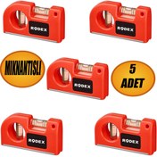 Resim NUBLADO Cep Mini Tipi Su Terazi Mıknatıslı Mini Su Terazisi 85 Mm (5 ADET). 