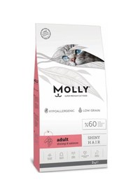 Resim Molly Hipoalerjenik Karides Somonlu Yetişkin Kedi Maması 15 Kg 