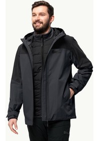 Resim Jack Wolfskin Glaabach 3ın1 Jkt M Erkek Outdoor Ceket-27603-siyah 