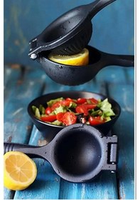 Resim Döküm Limon Sıkacağı Narenciye Siyah 