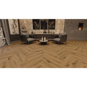 Resim Veroxfloor Organic Lamine Parke WH1101 Oak Serina Balıksırtı Retro Class 13X190X720 1paket 1.555M² 
