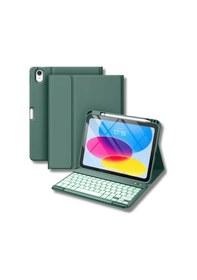 Resim Apple Uyumlu iPad 11. Nesil A16 Çipli 2024 2025 Klavyeli Tablet Kılıfı Klavye + Stand 