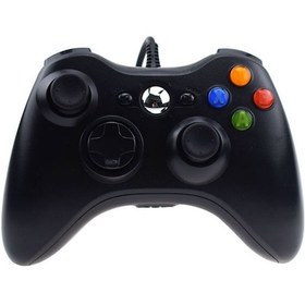 Resim Mufunye Xbox360 Kablolu Tavuk Yiyen Gamepad Usb Titreşimli Gamepad Pc Kablolu Tavuk Yiyen Gamepad Siyah 