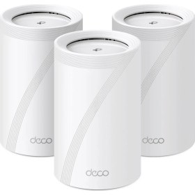 Resim TP-Link Deco BE65 (3-Pack) | Wi-Fi 7 Mesh Sistemi | BE9300 Mbps | Fiber Uyumlu | Üç Bant | AI-Roaming | 2.5 Gbps Port | 6 GHz | 200 Cihaz | WPA3 | VPN | Mobil Uygulama ile Kolay Kurulum 