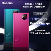 Resim Baseus Adaman Metal Overseas 2021 Edition 10.000 mah Digital Display 22.5w Siyah Powerbank | Baseus Baseus