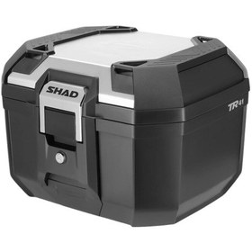 Resim Motosiklet Arka Çanta Shad Terra Alüminyum Motor Tur Çantası 41 Lt Silver Siyah - Gümüş 