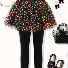 Resim Kızlar için Puantiyeli Etek Pantolon - Parti, Doğum Günü ve 