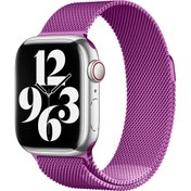 Resim Watch 44mm Uyumlu KRD-01 Metal Zore Kordon-Pembe 